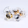 Ручки для дверей шкафа Zamak Diamonds, роскошная ручка для выдвижного ящика из хрустального стекла