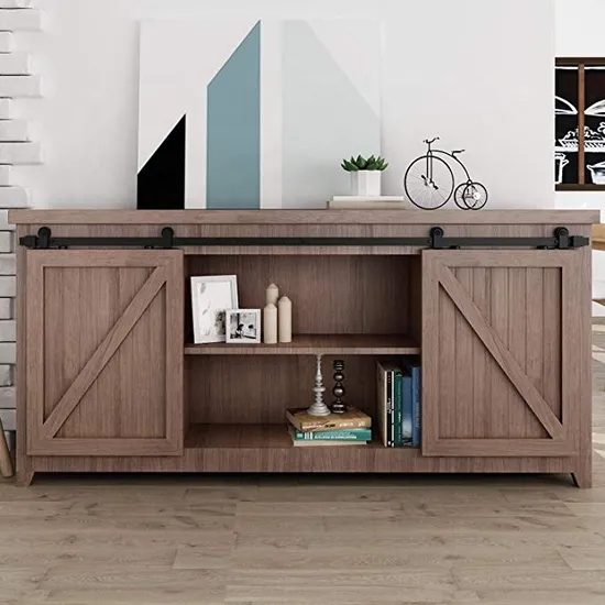 Настенное крепление для раздвижных амбаров с двойной дверной фурнитурой