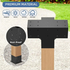 Комплект беседок из дерева, металлические стальные деревянные балки, соединительный кронштейн для перголы