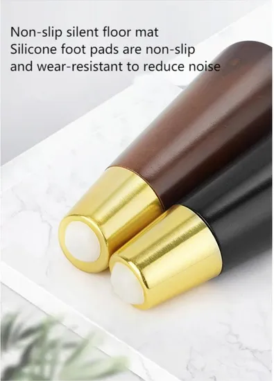 Белые деревянные ножки дивана - круглые ножки стула из цельного дерева в форме тыквы, настраиваемые