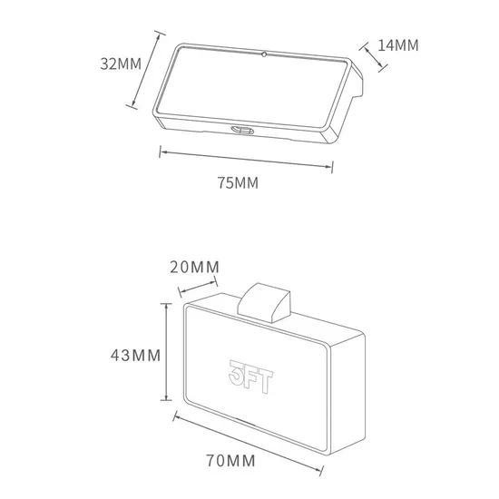 Умный кожаный замок ящика шкафа с отпечатками пальцев с USB-зарядкой, черные электронные замки