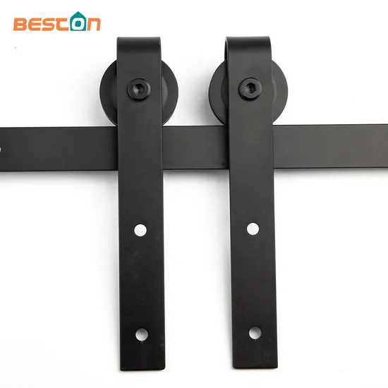 Комплект промышленных направляющих для наружных дверей сарая для тяжелых условий эксплуатации — фурнитура для раздвижных двойных направляющих с бесшумным байпасом для шкафов и наружного использования